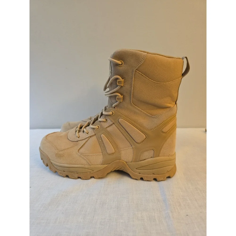 Mil-Tec Generation II Combat Boots Tan Desert Boots Mens Size 13